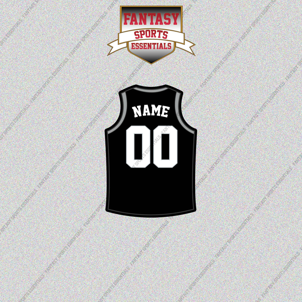 San Antonio Spurs Personalized Current Home Jersey Glossy Stickers