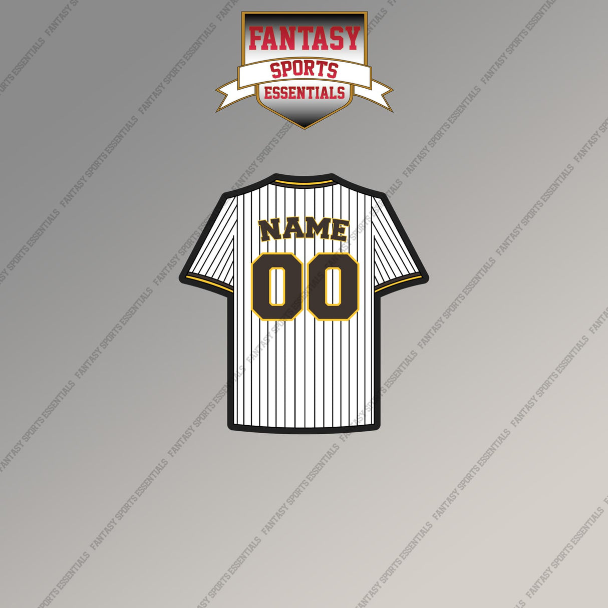 San Diego Padres Personalized Current Home Jersey Magnets