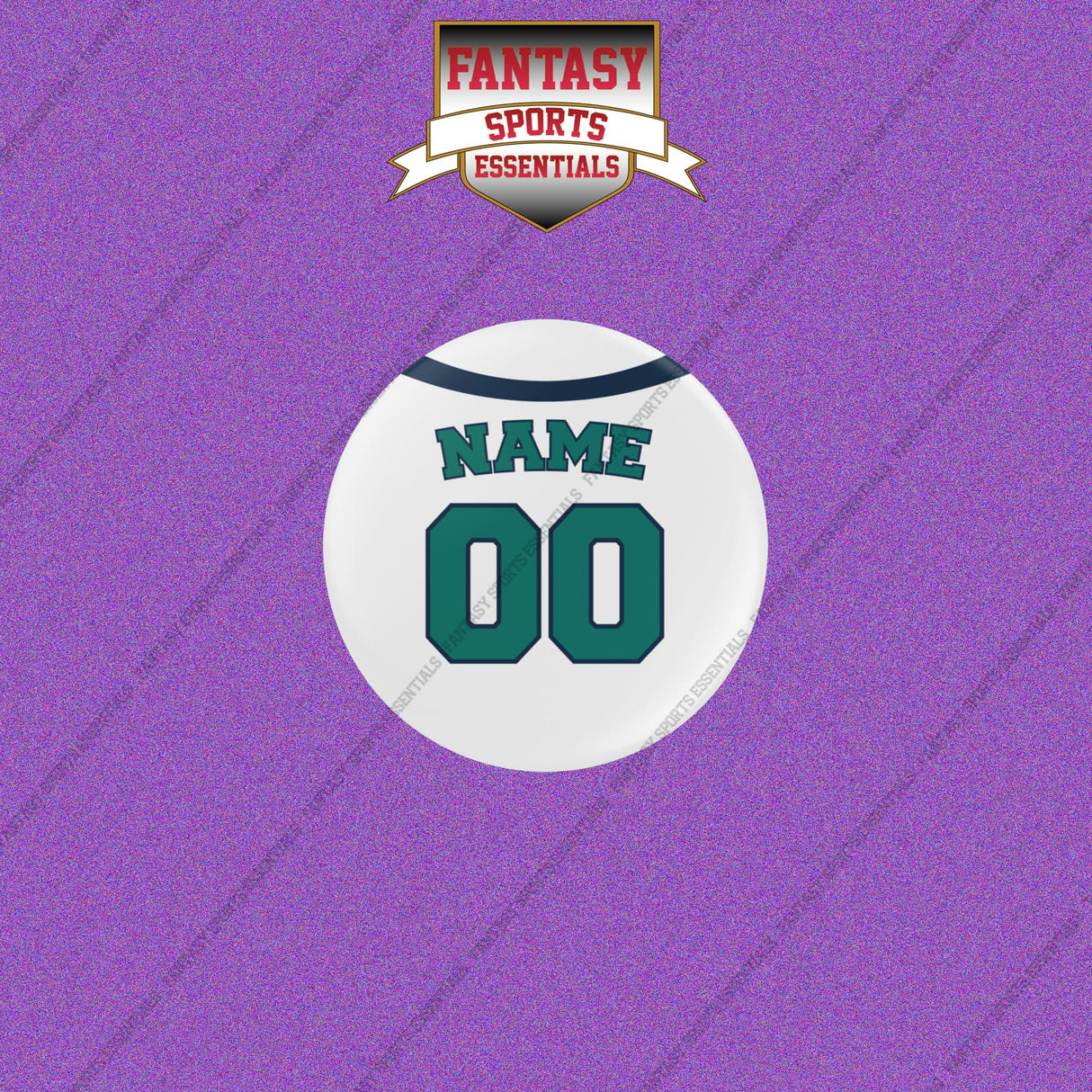 Seattle Mariners Personalized Current Home Jersey Buttons