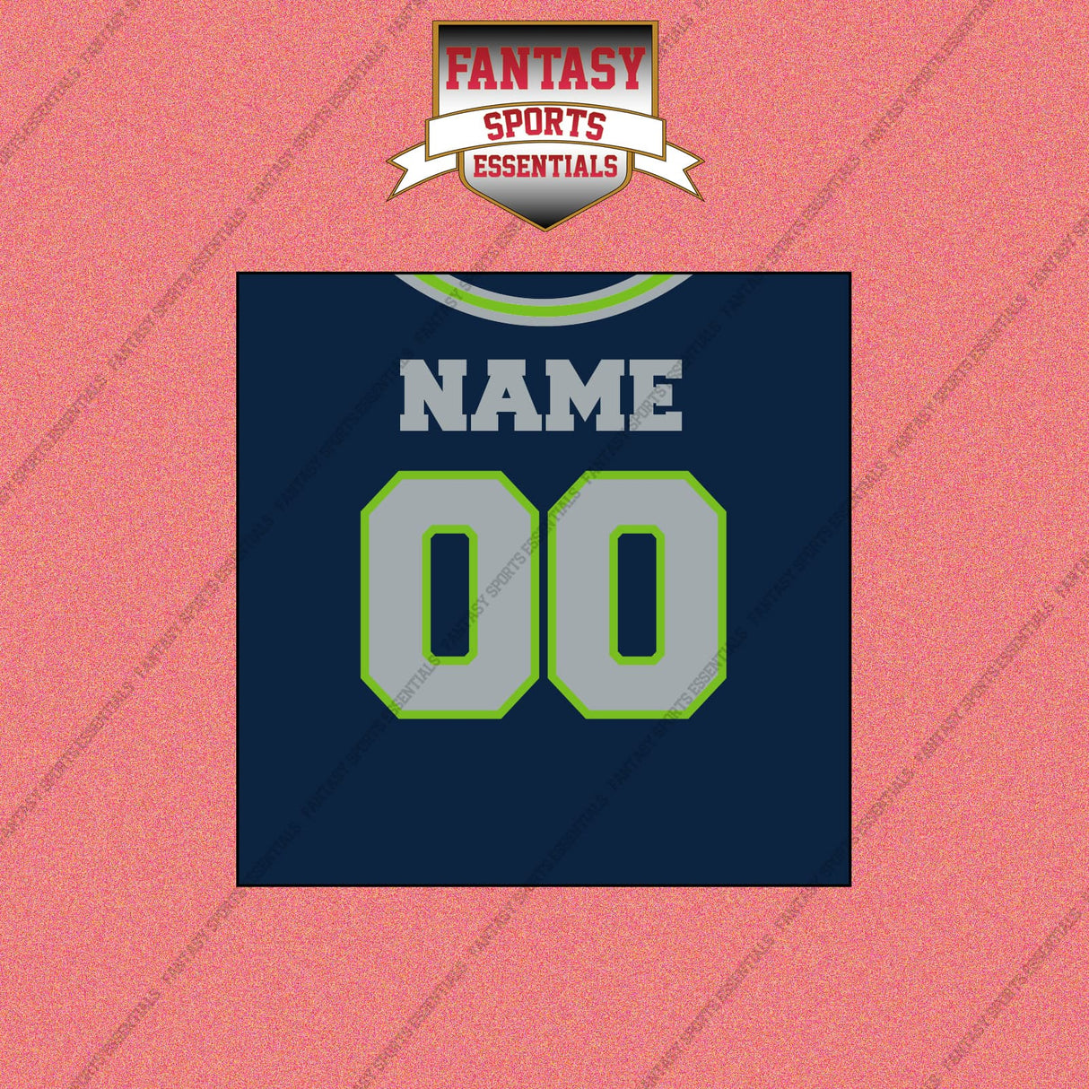 Seattle Seahawks Personalized Current Home Jersey Wall Art Prints
