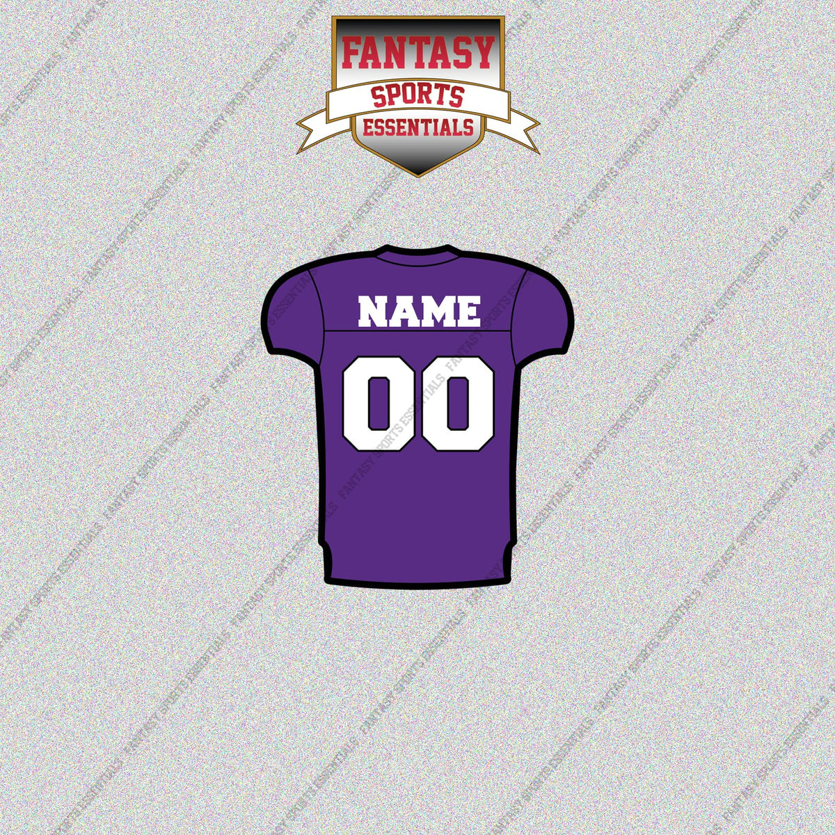 TCU Horned Frogs Football Personalized Home Jersey Glossy Stickers