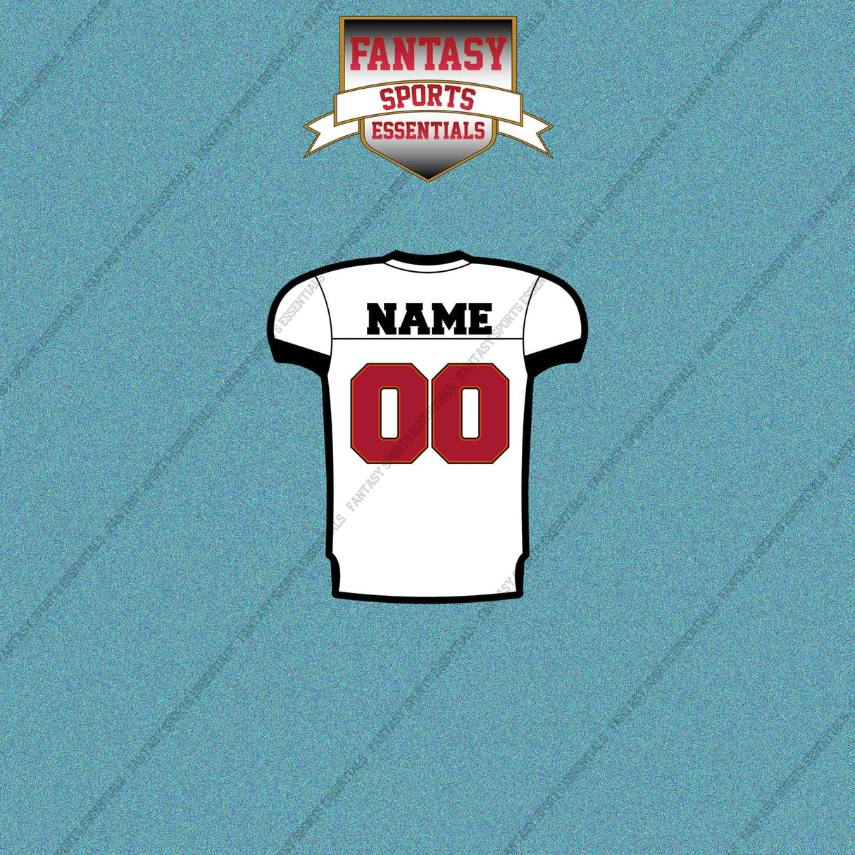 Tampa Bay Buccaneers Personalized Current Away Jersey Car Decals