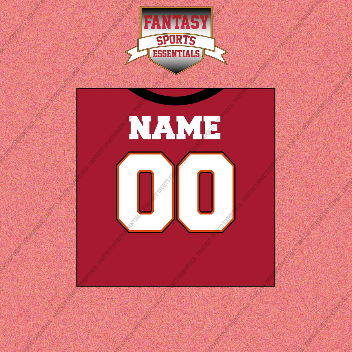 Tampa Bay Buccaneers Personalized Current Home Jersey Wall Art Prints