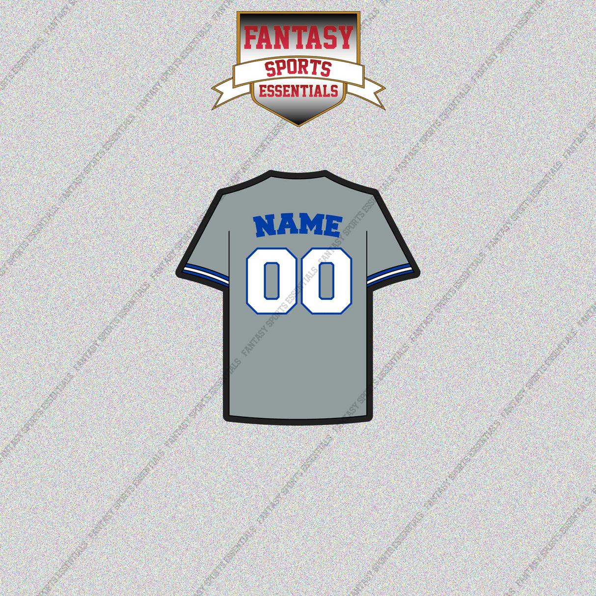 Toronto Blue Jays Personalized Current Away Jersey Glossy Stickers