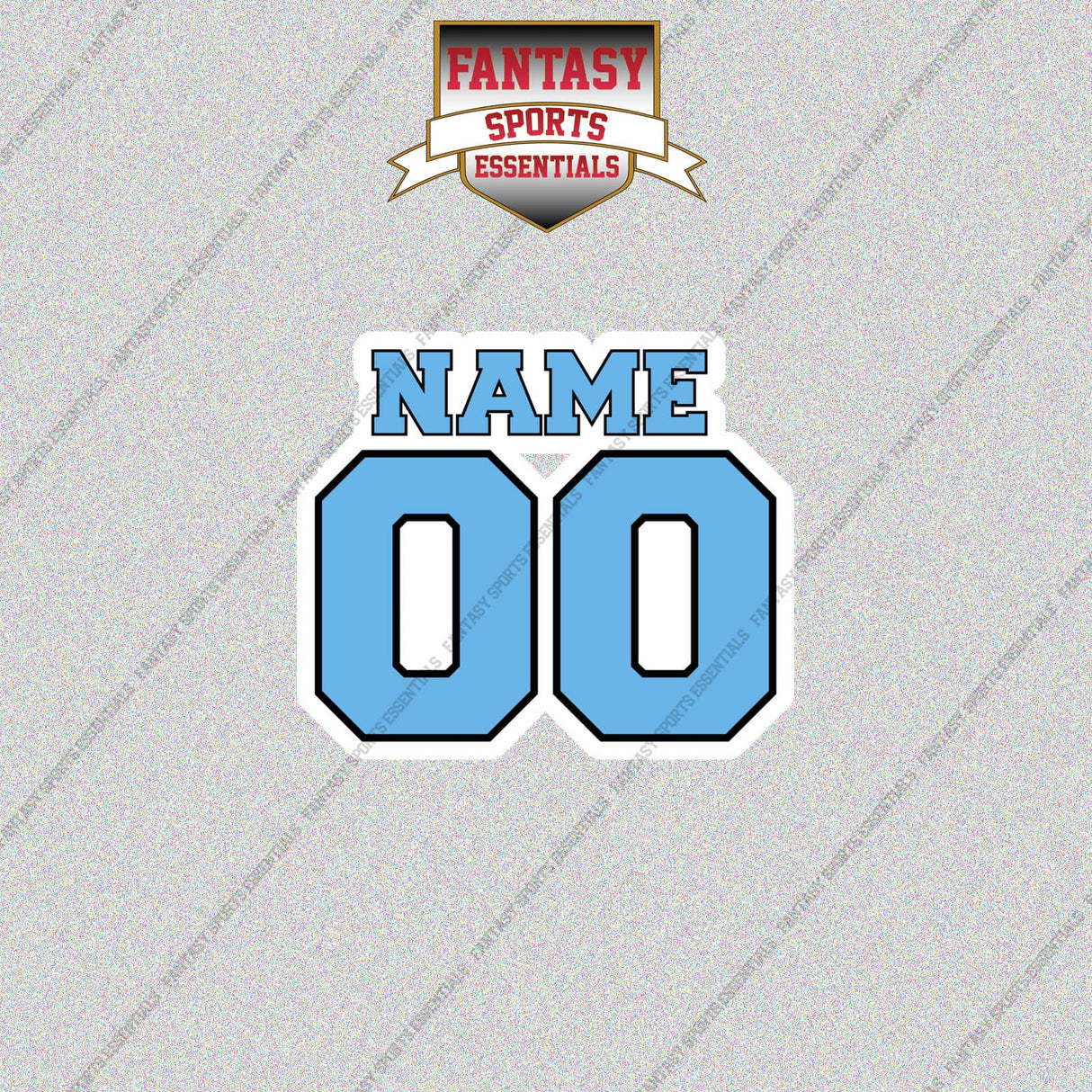 Utah Mammoth Personalized Current Name and Number Glossy Stickers