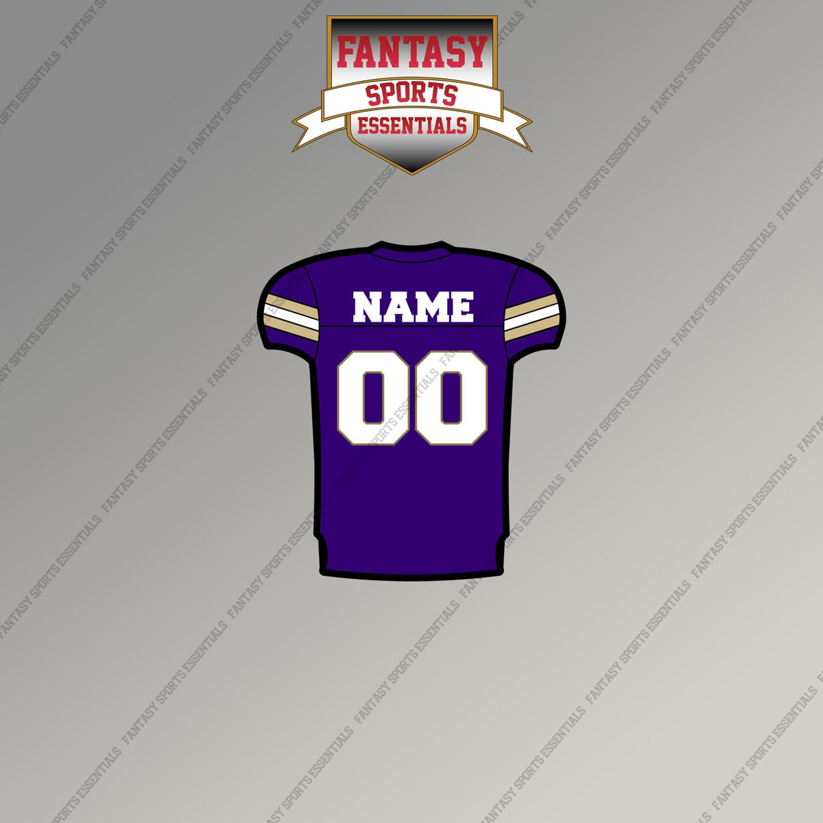 Washington Huskies Football Personalized Current Home Jersey Magnets
