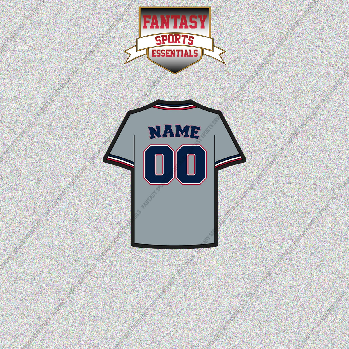 Washington Nationals Personalized Current Away Jersey Glossy Stickers