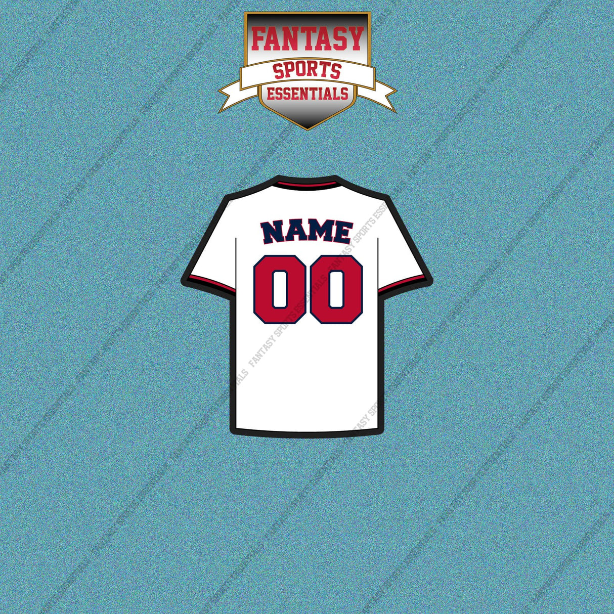 Washington Nationals Personalized Current Home Jersey Car Decals