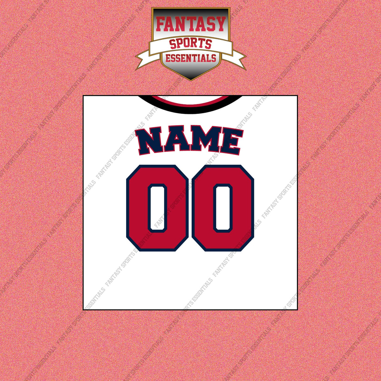 Washington Nationals Personalized Current Home Jersey Wall Art Prints