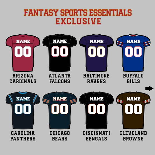 Fantasy Football Essentials Exclusive Custom 2024 Pro Football Jersey Magnets Page 1