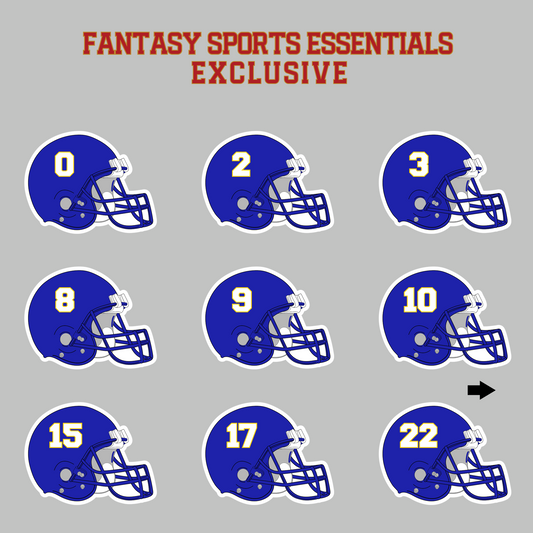 Fantasy Sports Essentials Exclusive Los Angeles Rams 2024 Helmet Magnets Page 1