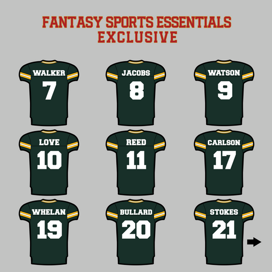 Fantasy Sports Essentials Exclusive Green Bay Packers 2024 Home Jersey Magnets Page 1