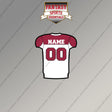 2000s Arizona Cardinals Personalized Away Jersey Magnets