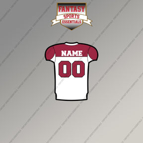 2000s Arizona Cardinals Personalized Away Jersey Magnets