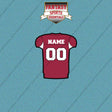 2000s Arizona Cardinals Personalized Home Jersey Car Decals