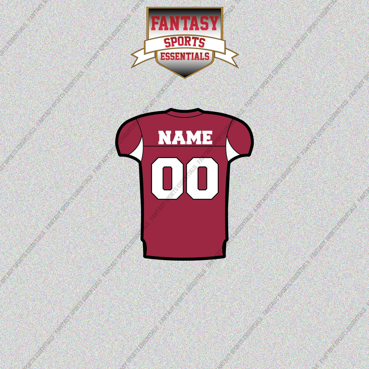 2000s Arizona Cardinals Personalized Home Jersey Glossy Stickers