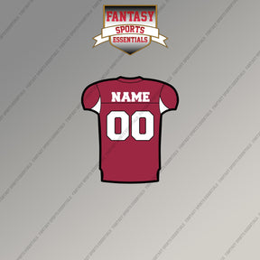 2000s Arizona Cardinals Personalized Home Jersey Magnets