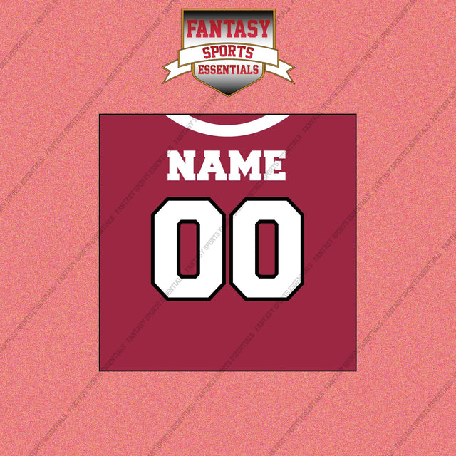 2000s Arizona Cardinals Personalized Home Jersey Wall Art Prints