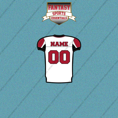 2000s Atlanta Falcons Personalized Away Jersey Car Decals