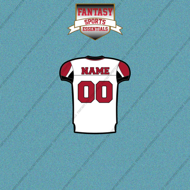 2000s Atlanta Falcons Personalized Away Jersey Car Decals