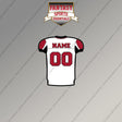 2000s Atlanta Falcons Personalized Away Jersey Magnets