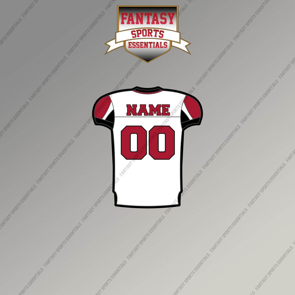 2000s Atlanta Falcons Personalized Away Jersey Magnets