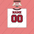 2000s Atlanta Falcons Personalized Away Jersey Wall Art Prints