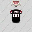 2000s Atlanta Falcons Personalized Home Jersey Glossy Stickers