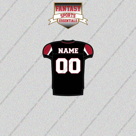 2000s Atlanta Falcons Personalized Home Jersey Glossy Stickers
