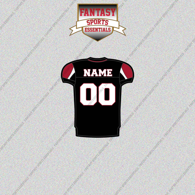 2000s Atlanta Falcons Personalized Home Jersey Glossy Stickers