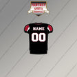 2000s Atlanta Falcons Personalized Home Jersey Magnets