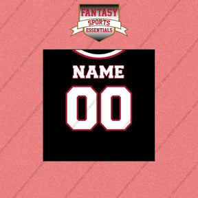 2000s Atlanta Falcons Personalized Home Jersey Wall Art Prints