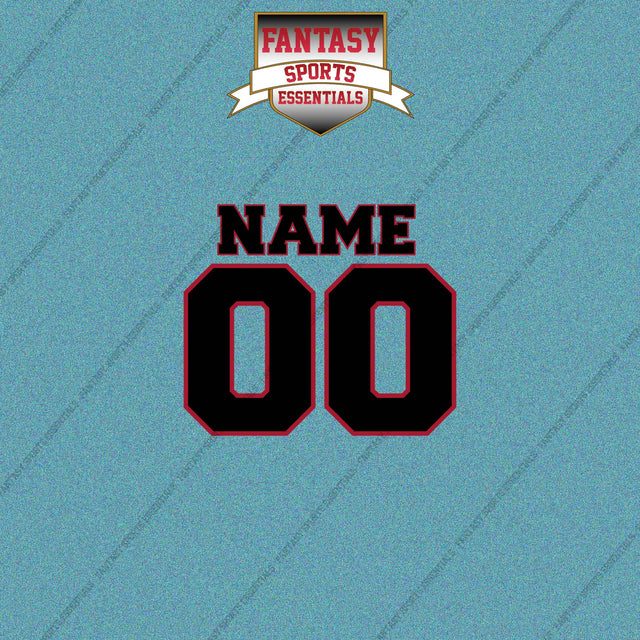 2000s Atlanta Falcons Personalized Name and Number Car Decals
