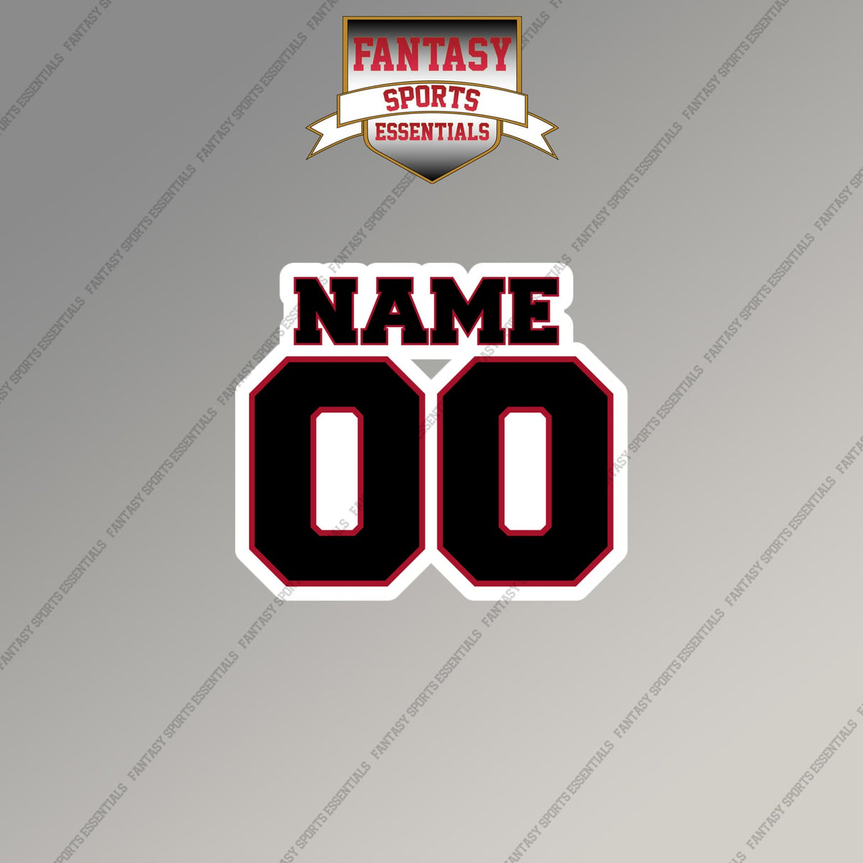 2000s Atlanta Falcons Personalized Name and Number Magnets