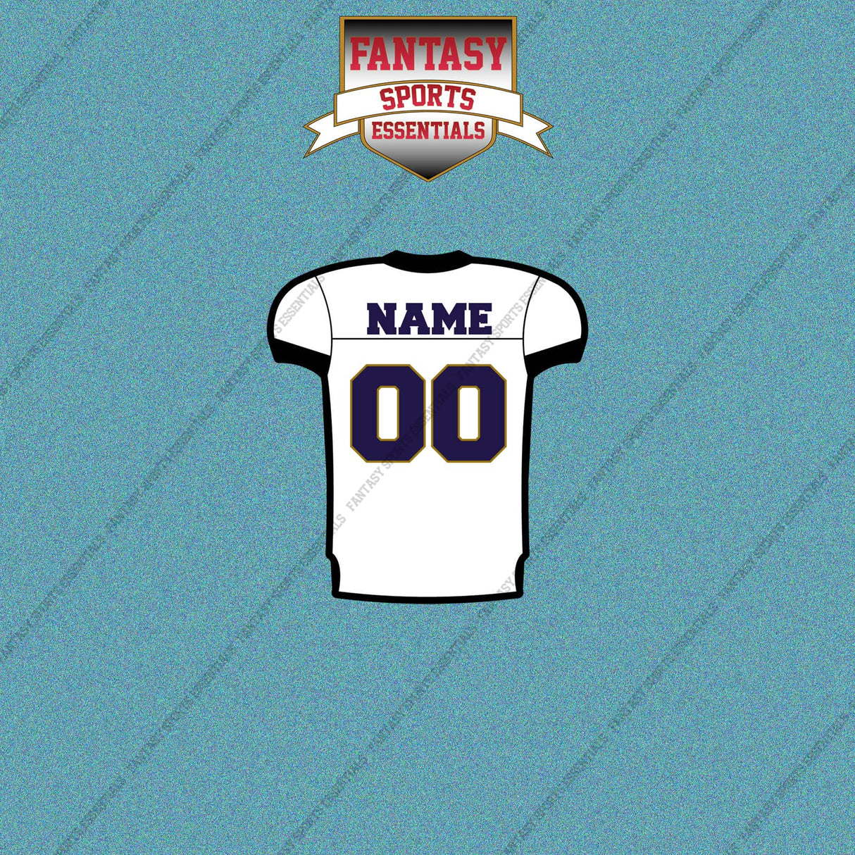 2000s Baltimore Ravens Personalized Away Jersey Car Decals