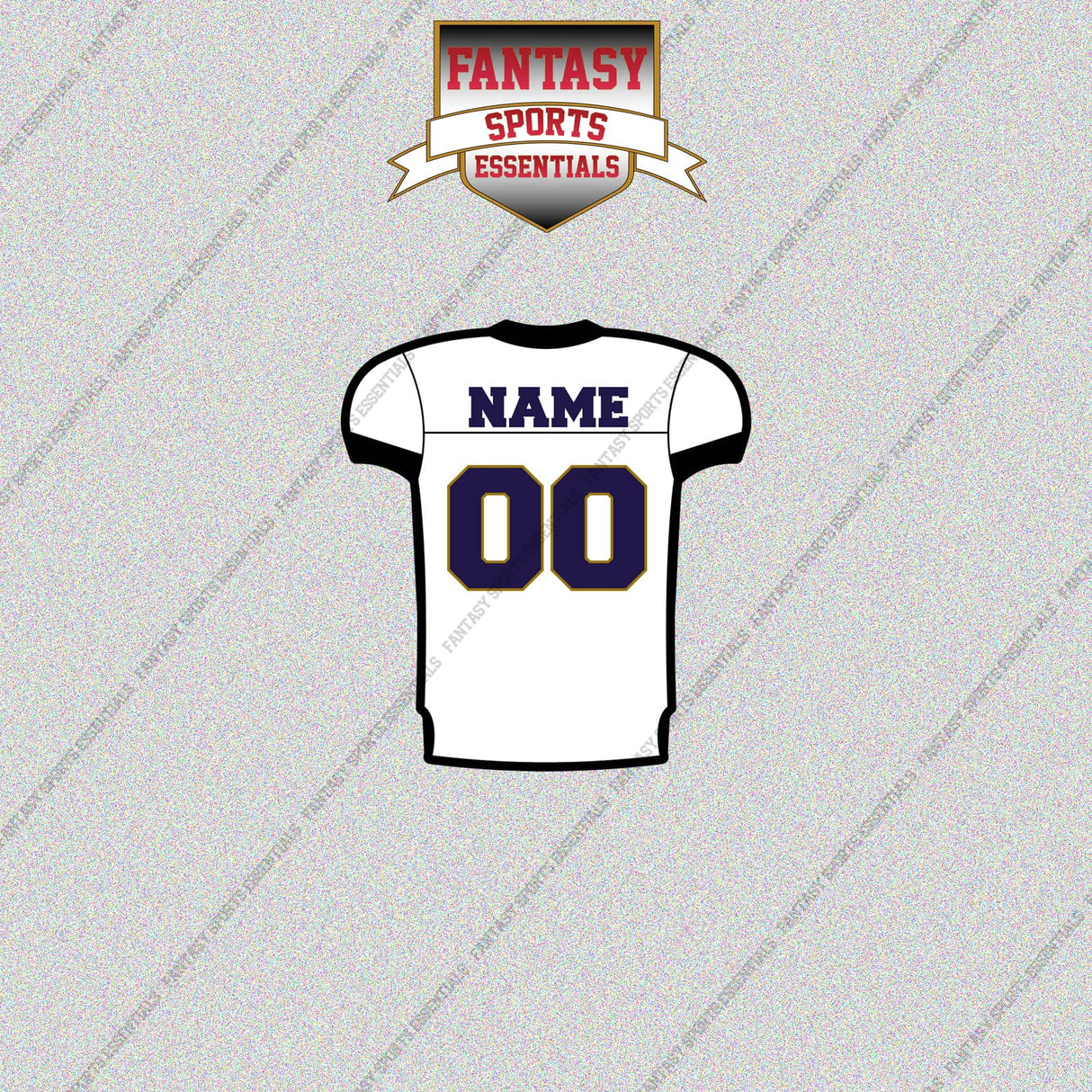 2000s Baltimore Ravens Personalized Away Jersey Glossy Stickers