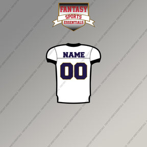 2000s Baltimore Ravens Personalized Away Jersey Magnets