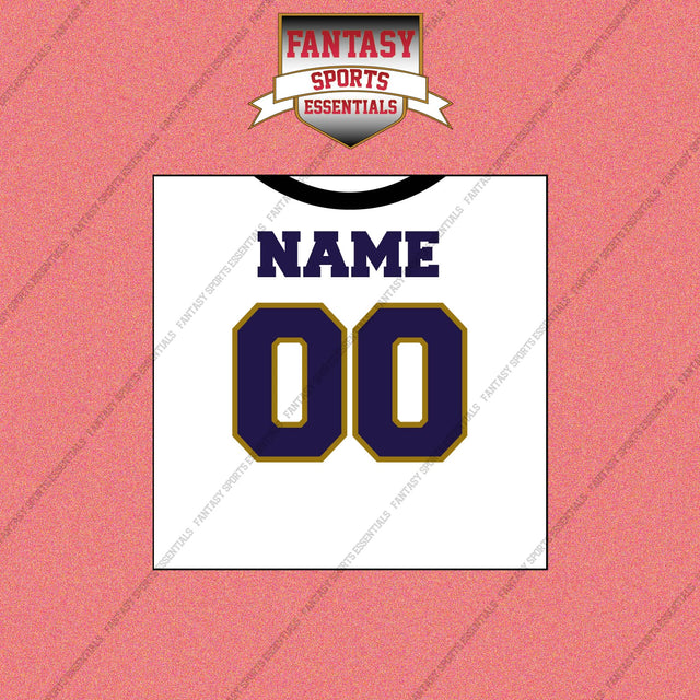 2000s Baltimore Ravens Personalized Away Jersey Wall Art Prints