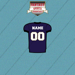 2000s Baltimore Ravens Personalized Home Jersey Car Decals