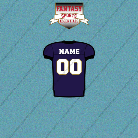 2000s Baltimore Ravens Personalized Home Jersey Car Decals