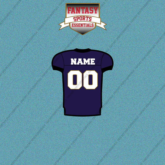 2000s Baltimore Ravens Personalized Home Jersey Car Decals