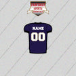 2000s Baltimore Ravens Personalized Home Jersey Glossy Stickers