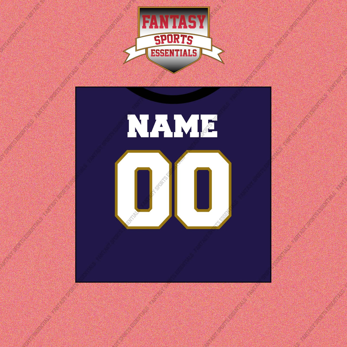 2000s Baltimore Ravens Personalized Home Jersey Wall Art Prints