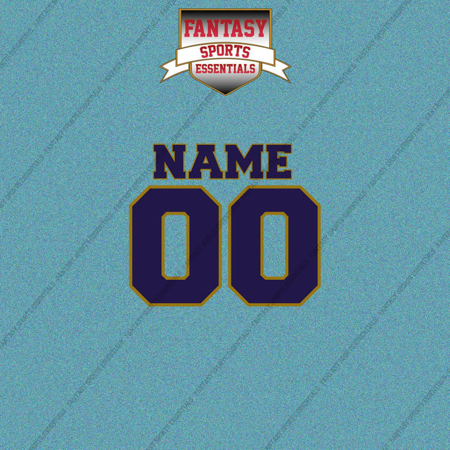2000s Baltimore Ravens Personalized Name and Number Car Decals