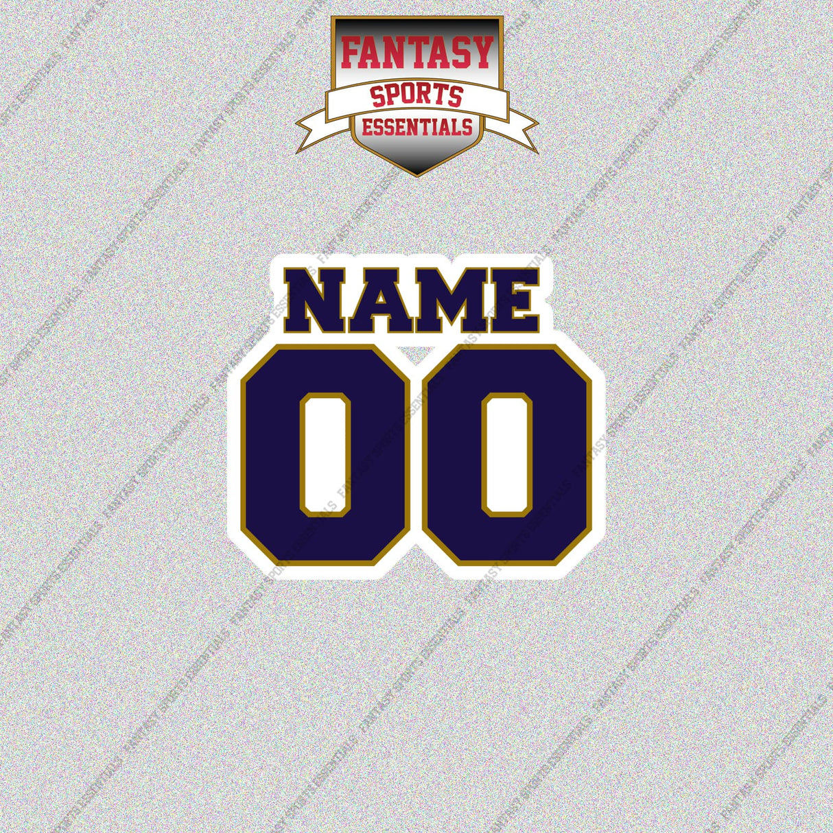 2000s Baltimore Ravens Personalized Name and Number Glossy Stickers