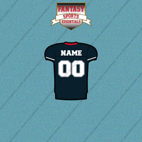 2000s Buffalo Bills Personalized Home Jersey Car Decals
