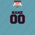 2000s Buffalo Bills Personalized Name and Number Car Decals