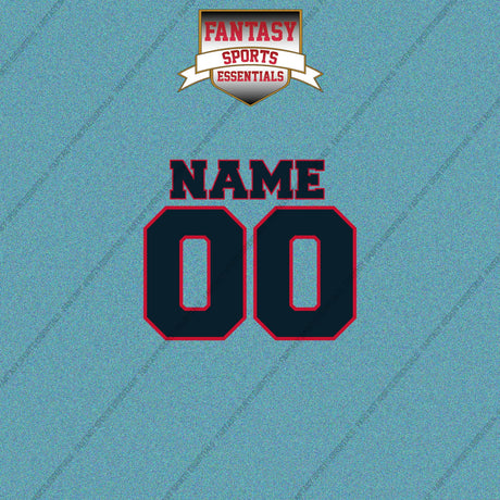 2000s Buffalo Bills Personalized Name and Number Car Decals