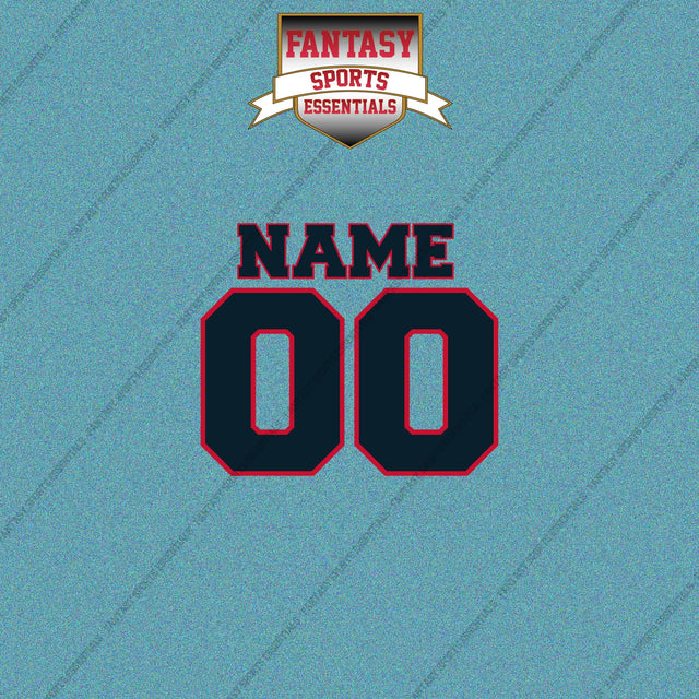 2000s Buffalo Bills Personalized Name and Number Car Decals