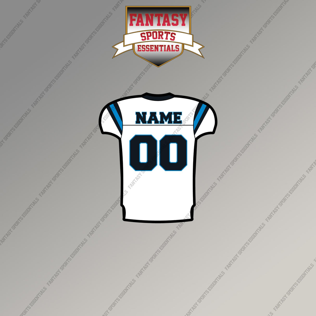 2000s Carolina Panthers Personalized Away Jersey Magnets
